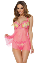 画像をギャラリービューアに読み込む, 24112 Neon Pink Babydoll by COQUETTE