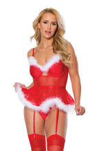 Load image into Gallery viewer, 23329 Red Faux Bustier by COQUETTE