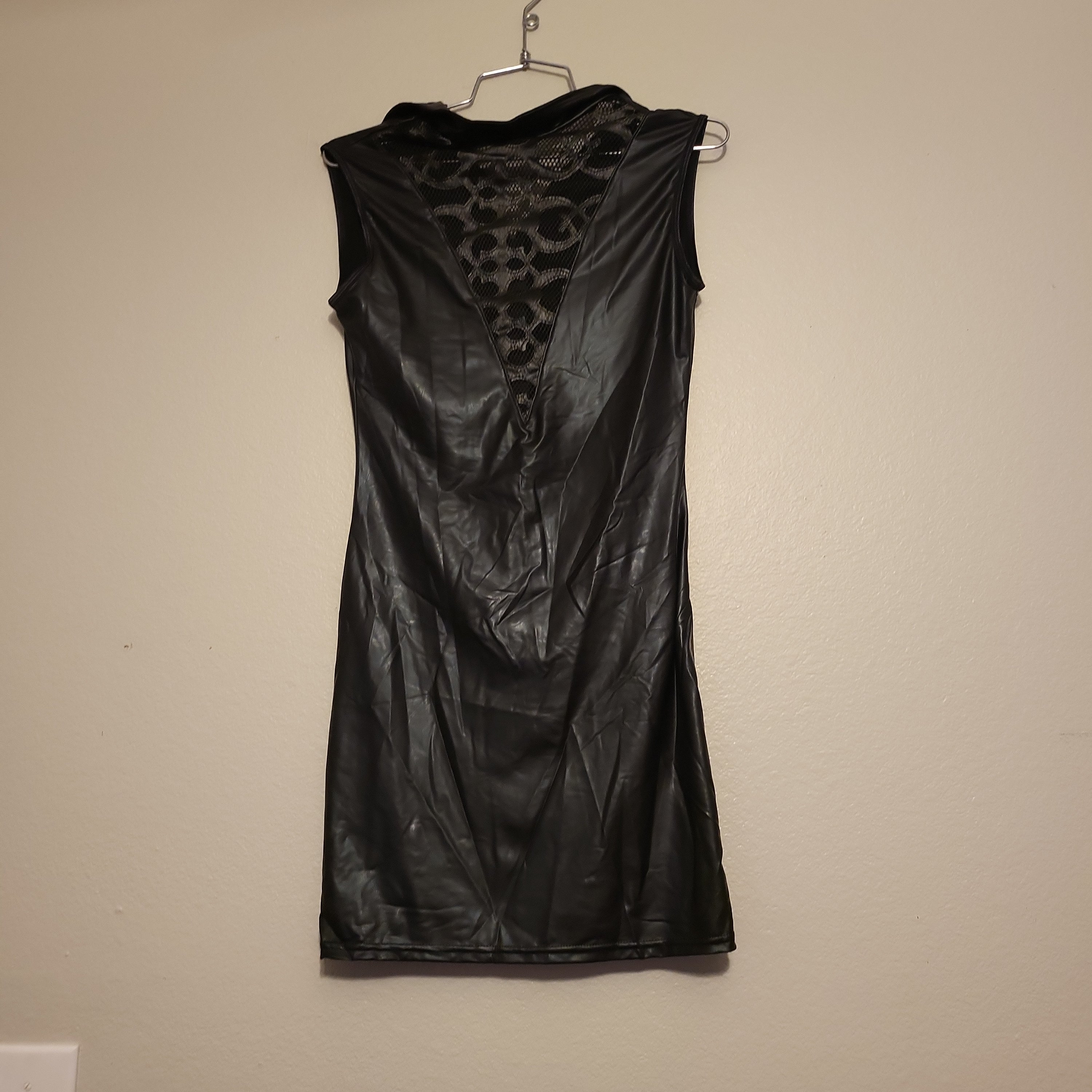 Small Pleather Dress – Grey Trade