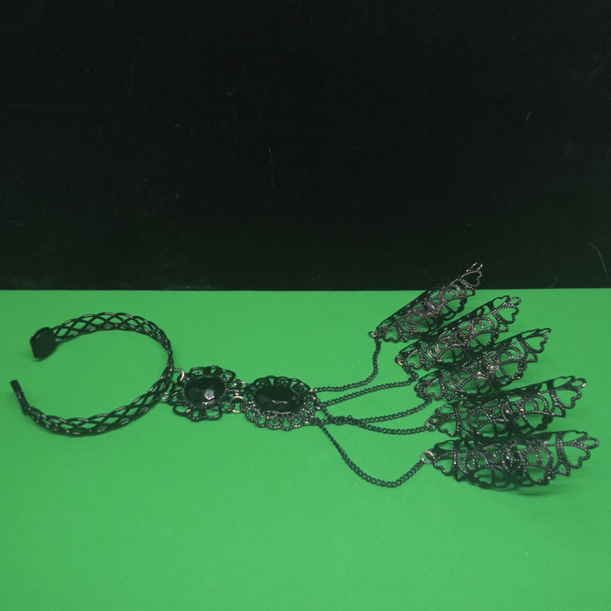 Victorian Style Gothic Chained Glove Bracelet