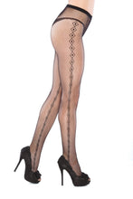Load image into Gallery viewer, 1788 Black Diamond Pantyhose by COQUETTE
