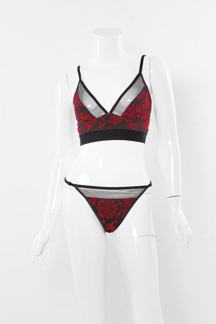 20307 Red Rose Bra Set by COQUETTE