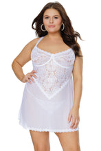 將圖片載入圖庫檢視器 24125 White Babydoll by COQUETTE
