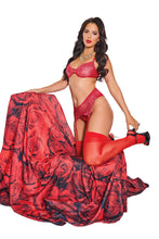 Tải hình ảnh vào trình xem Thư viện, 24308 Red Lace Bra Set by COQUETTE
