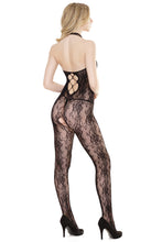 Tải hình ảnh vào trình xem Thư viện, 2562 Black Lace Bodystocking by COQUETTE
