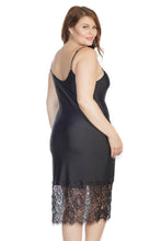 Load image into Gallery viewer, 7167 Black Chemise Dress by COQUETTE
