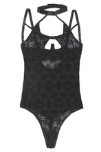 Tải hình ảnh vào trình xem Thư viện, 7227 Black Lace Teddy by COQUETTE
