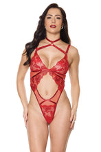 將圖片載入圖庫檢視器 25305 Red Teddy by COQUETTE
