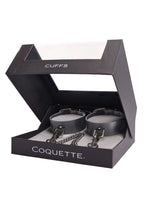 Charger l&#39;image dans la galerie, 25606 Gunsmoke Grey Leather Cuffs by COQUETTE
