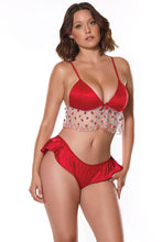 Load image into Gallery viewer, 26120 Strawberry Red Bra Set by COQUETTE

