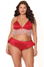 Load image into Gallery viewer, 26120 Strawberry Red Bra Set by COQUETTE
