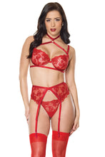 將圖片載入圖庫檢視器 25302 Red Bra Set by COQUETTE
