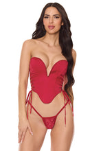 Cargar imagen en el visor de la galería, 26306 Crimson Corset by COQUETTE
