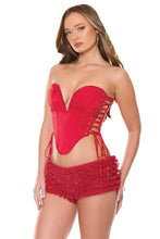 Cargar imagen en el visor de la galería, 26306 Crimson Corset by COQUETTE
