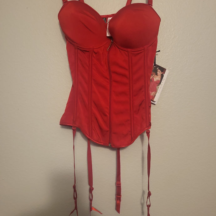 Small Red Knit Bustier