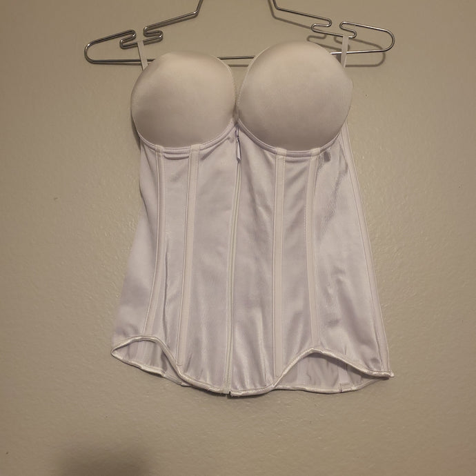 Small White Knit Bustier