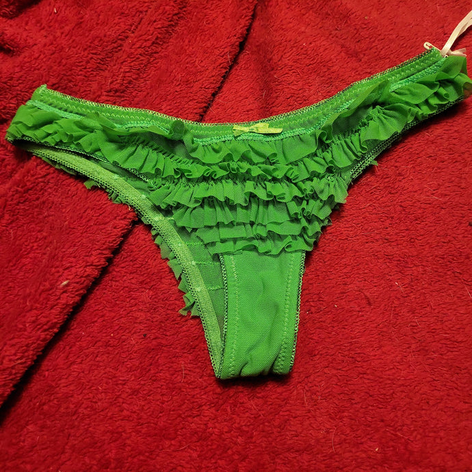 Small Green Ruffled Panty