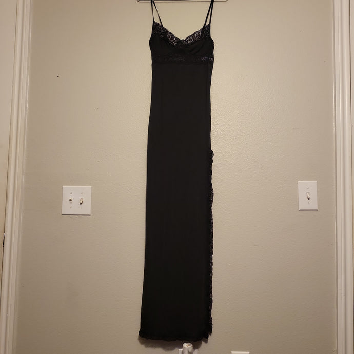 Small Black Mircofiber Gown