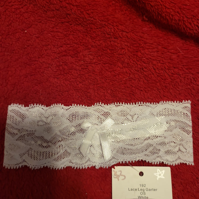 White Lace Leg Garter