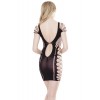 Charger l&#39;image dans la galerie, 2546 BLACK FENCE NET DRESS by Coquette
