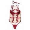 Load image into Gallery viewer, 7223 MERLOT HALTER TEDDY by Coquette
