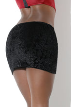 Load image into Gallery viewer, D9316 Black Velvet Skirt by Coquette
